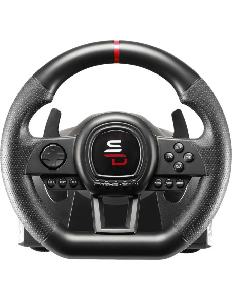 Volante Subsonic GS650-X con palanca y 3 pedales para consolas