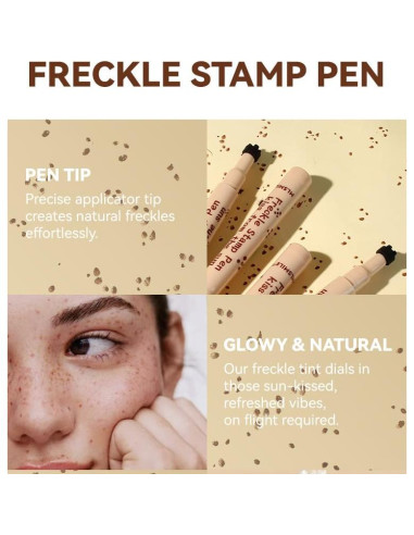 Bolígrafo de Pecas WALULAN Impermeable 2 Pcs Natural