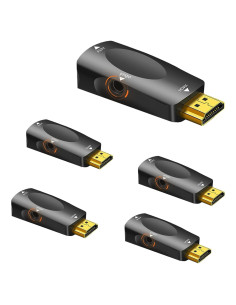Adaptador HDMI a VGA UV-CABLE 5-Pack 1080p Full HD