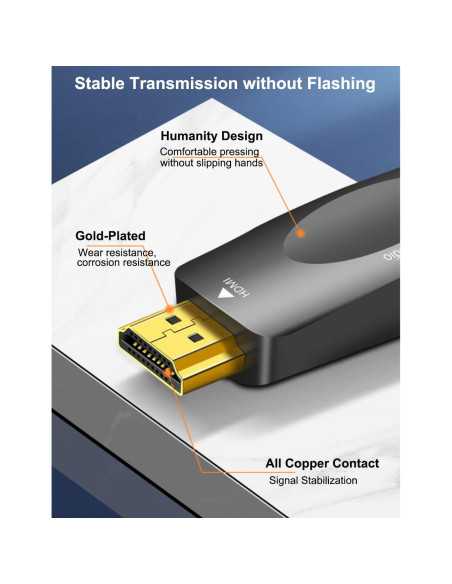 Adaptador HDMI a VGA UV-CABLE 5-Pack 1080p Full HD