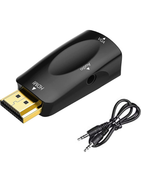 Adaptador HDMI a VGA UV-CABLE 5-Pack 1080p Full HD