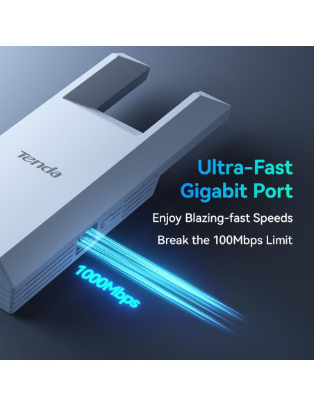 Extensor de Rango WiFi Tenda A18Pro AC1200 Doble Banda 1167Mbps