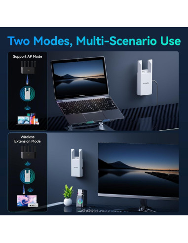 Extensor de Rango WiFi Tenda A18Pro AC1200 Doble Banda 1167Mbps