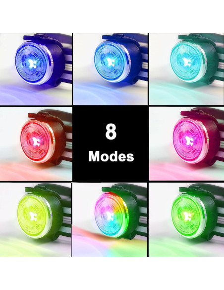 Collar LED para Perros Tubasion Recargable IPX6 8 Modos