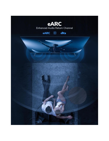 Cable HDMI 8K 2.4M KOMGIKL Alta Velocidad 48Gbps CL3