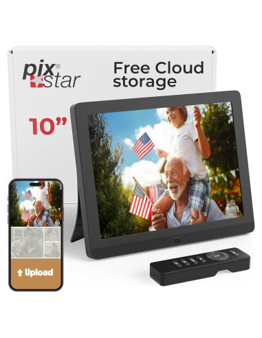 Marco Digital de Fotos WiFi Pix-Star 10" IPS - Almacenamiento Ilimitado