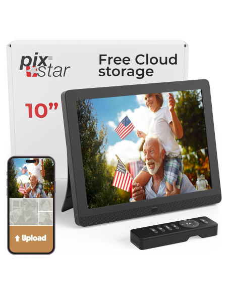 Marco Digital de Fotos WiFi Pix-Star 10" IPS - Almacenamiento Ilimitado