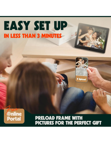 Marco Digital de Fotos WiFi Pix-Star 10" IPS - Almacenamiento Ilimitado