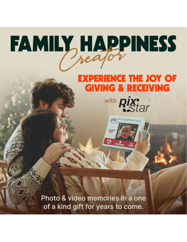 Marco Digital de Fotos WiFi Pix-Star 10" IPS - Almacenamiento Ilimitado