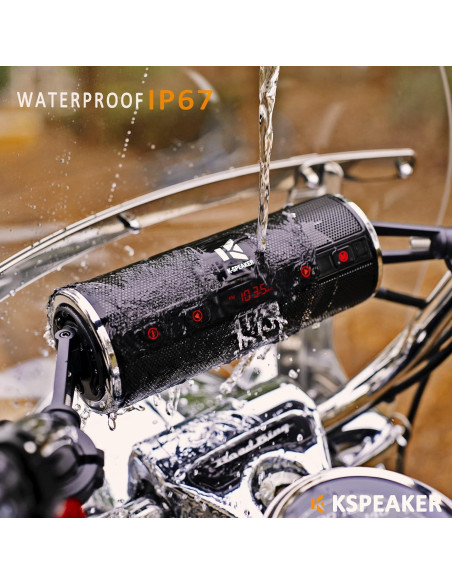 Altavoces Bluetooth Impermeables KSPEAKER K2BL 3" para Moto