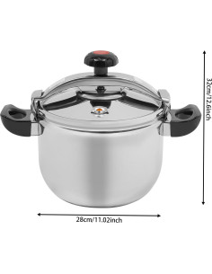 Olla a presión TREMENPOW 11L acero inoxidable 60Kpa 2
