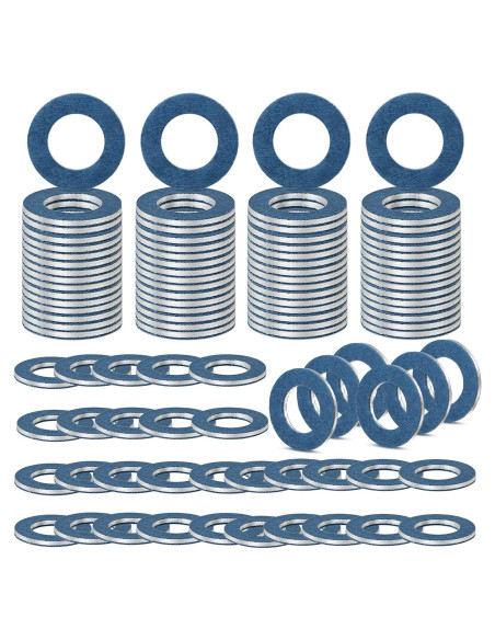 100 Juntas de Drenaje de Aceite M12 FANHAY para Toyota Lexus