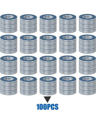 100 Juntas de Drenaje de Aceite M12 FANHAY para Toyota Lexus