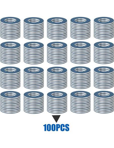 100 Juntas de Drenaje de Aceite M12 FANHAY para Toyota Lexus