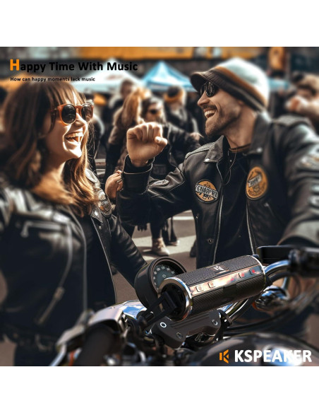 Altavoces Bluetooth Impermeables KSPEAKER K2BL 3" para Moto