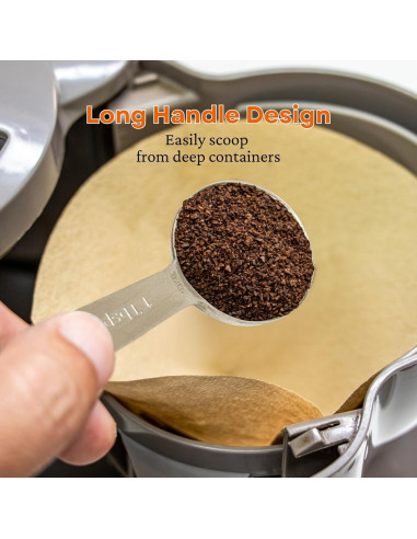 Juego de Cucharas Medidoras 9 Piezas YUNNKEEY Acero Inoxidable