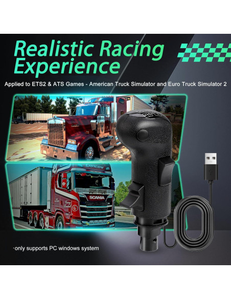 Palanca de Cambios USB CNSPEED para Simulador de Camiones
