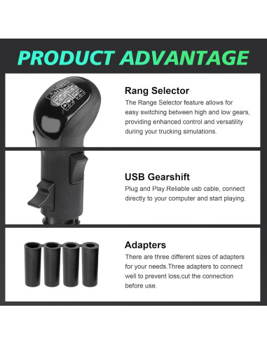 Palanca de Cambios USB CNSPEED para Simulador de Camiones