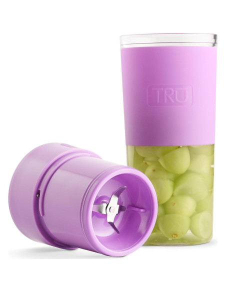 Mezclador Personal TRU Hydration Recargable USB 295 ml Púrpura