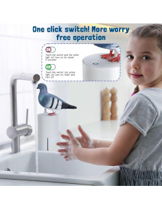 Dispensador de Jabón Espumoso Automático Qiuikloi Blanco 2