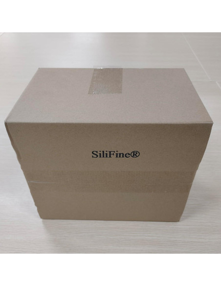 8 Organizadores de Almacenamiento SiliFine 10 cm Transparentes