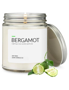 Vela Aromática de Soja 1OAK Bergamota 198g - Larga Duración