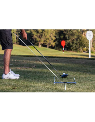 Herramienta de Práctica Golf Tour Aim con 3 Palos de Alineación