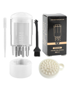 Juego de 4 Peines Aplicadores para Cuero Cabelludo Ranjaner