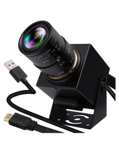 Cámara Web 4K IFWATER USB HDMI Lente Zoom 4X 2.8-12mm