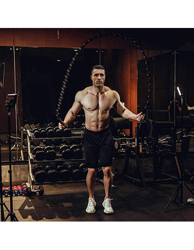 Cuerda de Salto Pesada XGQQ 2.8m 2.27kg para Fitness