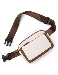 Bolsa de Cintura CLUCI para Mujeres, Cuero Vegano, Ajustable