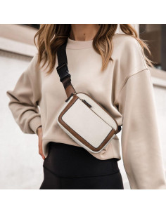 Bolsa de Cintura CLUCI para Mujeres, Cuero Vegano, Ajustable 2