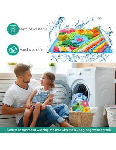 Alfombra Snuffle para Perros ORIA 50.8x50.8cm Juguete Interactivo