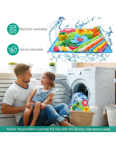 Alfombra Snuffle para Perros ORIA 50.8x50.8cm Juguete Interactivo