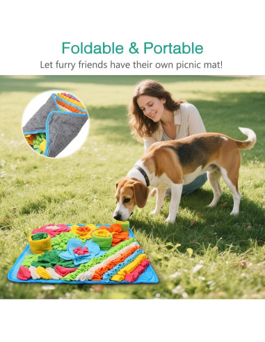 Alfombra Snuffle para Perros ORIA 50.8x50.8cm Juguete Interactivo
