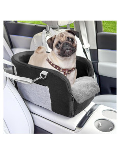 Asiento de coche para perros Lepark - Consola central, 50 cm