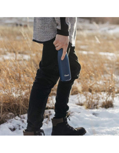 Botella de Agua S'well 500ml Acero Inoxidable Azurita Aislada