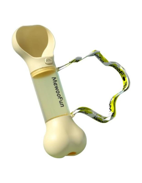 Botella de Agua Portátil para Mascotas Rayvelous 400ml Amarillo Botella de Agua Portátil para Mascotas Rayvelous 400ml Amarillo