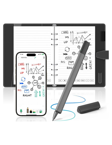 Bolígrafo Digital Inalámbrico NEWYES SyncPen 4 con Cuaderno