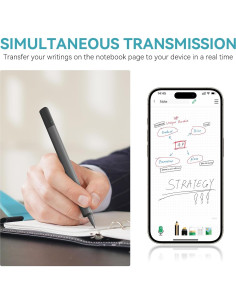 Bolígrafo Digital Inalámbrico NEWYES SyncPen 4 con Cuaderno 2