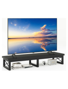 Soporte de TV IBUYKE Grande 32-60" con Almacenamiento Negro