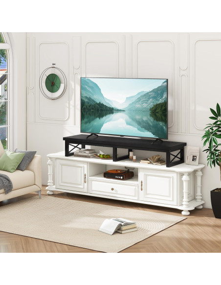 Soporte de TV IBUYKE Grande 32-60" con Almacenamiento Negro Soporte de TV IBUYKE Grande 32-60" con Almacenamiento Negro