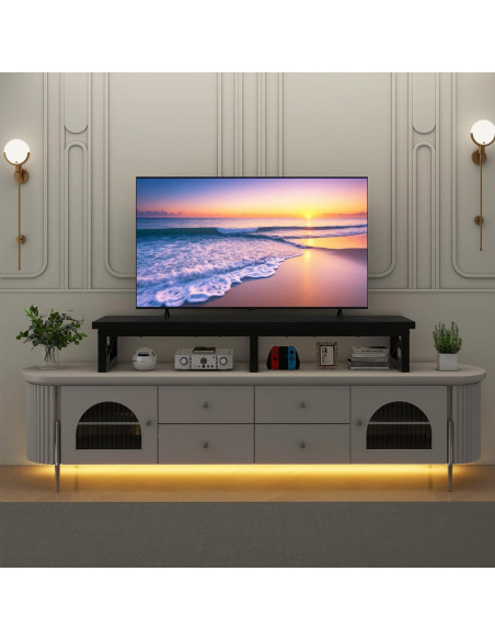 Soporte de TV IBUYKE Grande 32-60" con Almacenamiento Negro Soporte de TV IBUYKE Grande 32-60" con Almacenamiento Negro