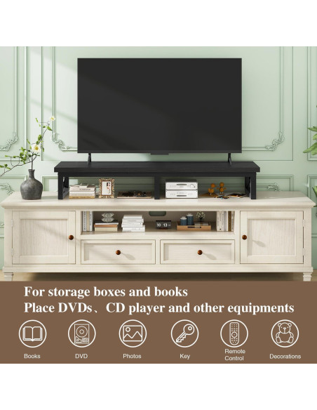 Soporte de TV IBUYKE Grande 32-60" con Almacenamiento Negro Soporte de TV IBUYKE Grande 32-60" con Almacenamiento Negro