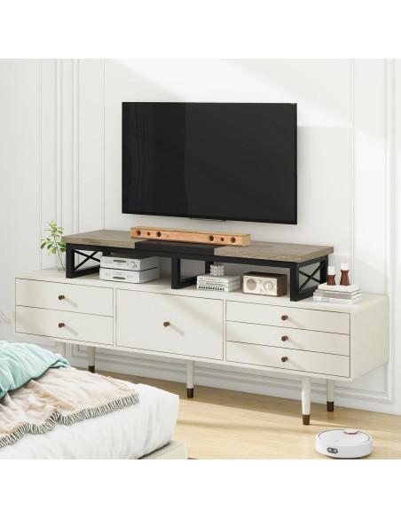 Soporte de TV IBUYKE Grande 32-60" con Almacenamiento Negro Soporte de TV IBUYKE Grande 32-60" con Almacenamiento Negro