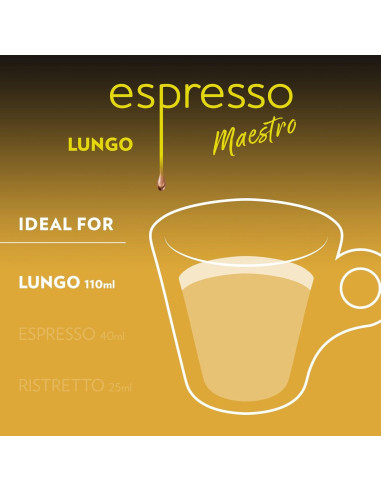 Cápsulas de Café Lavazza Avvolgente Lungo 60 Unidades Nespresso