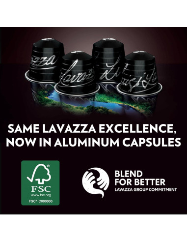 Cápsulas de Café Lavazza Avvolgente Lungo 60 Unidades Nespresso