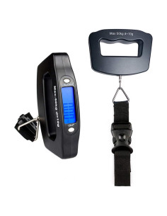Báscula Digital de Equipaje YAGSUW 50kg Negra Portátil