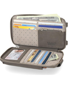 Bolso cruzado de cuero RFID Timberland para mujeres - Castlerock 2