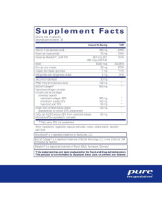 Suplemento de Belleza Avanzado Ultra Pure Encapsulations 60 Cápsulas 2